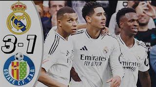 Real Madrid vs Getafe 3-1 - All Goals & Highlights - 2024.