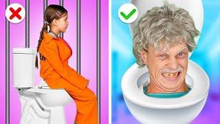 Bad Doctor VS Good Cop | Cool Parenting Hacks and Smart Tips! Funny Moments in Jail