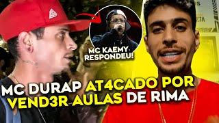 MC DURAP FOI CRITICADO por MC'S E PÚBLICO ao DECIDIR V3NDER AUL4S DE RIMA...