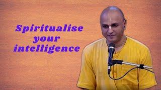 26th Sep. '24 | H.G. Purushottam Prabhu | Spiritualise your intelligence | ISKCON Chowpatty Mumbai.