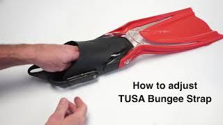 How to adjust the Tusa Universal Bungee Strap