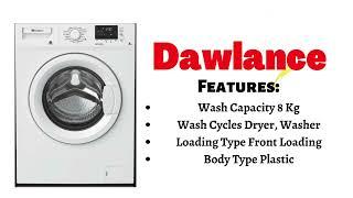 Dawlance Fully Automatic Washing Machine Prices In Pakistan 2023