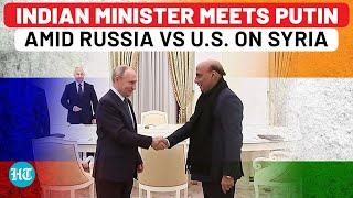 Amid Syria Storm, Putin Meets India Defence Minister Ahead Of Delhi Trip | PM Modi,Ukraine,Iran,USA