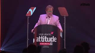 Watch as Elton John accepts The Legacy Award, supported by Virgin Atlantic