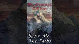 Mt. Everest Is Not The Tallest Mountain In The World! #facts #mountians