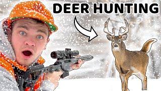 I Hunted Mountain Deer in the Snowy Mountains of Maine!