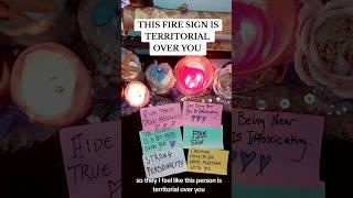 THIS FIRE SIGN IS TERRITORIAL OVER YOU #tarot #soulmate #trending #short