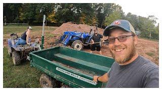 MAJOR WORK ON OUR HAY BARN