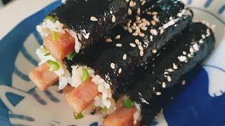 Eng sub)Korean Street Food Mini Gimbap!!