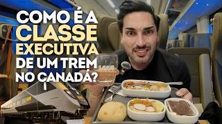 COMO É A CLASSE EXECUTIVA de UM TREM no CANADÁ? - Estevam Pelo Mundo