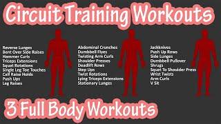 Full Body Circuit Training Routines For Beginners Using (With) Dumbbells And Body Weight At Home