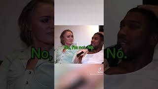 Anthony Joshua tells Laura Woods that she is his ‘dream date’ #shorts