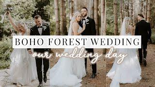 BOHO FOREST WEDDING | The Wedding of Jake & Shawna | Erin Estate