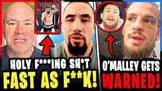 MMA Community SHOCKED by Khamzat Chimaev! *FOOTAGE* Sean O'Malley RECEIVES WARNING! UFC 308