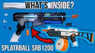 How To Take Apart SPLATRBALL GUN SRB1200 Gel Blaster to Fix, Repair, Upgrade, Mod gearbox gears