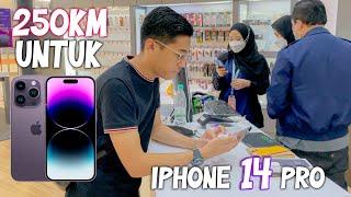  AKU TRAVEL 250KM UNTUK BELI IPHONE 14 PRO!