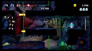 Spelunker Party Stage 4-D Top Level Rumbling Cave All Breakable walls and Litho-stones Location