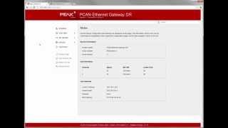 PCAN-Gateways: Unidirectional Data Transmission