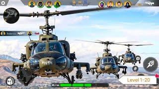 Gunship Battle Modern Warfare Level 1-20 | GamingXZone | Gameplay