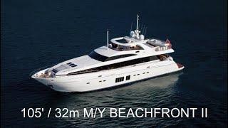 What a $85,000 / week Yacht Charter in the Bahamas Looks Like!? 105’ /32m Motor Yacht BEACHFRONT II