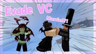 EVADE VC FUNNY MOMENTS WITH FRIENDS! | ROBLOX funny moments