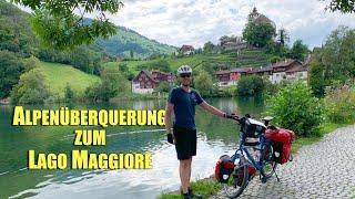 Alpenüberquerung zum Lago Maggiore Tag 1 | Wunderschöne Schweiz | Europa-Radreise #38 von 53