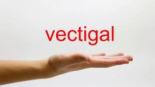 How to Pronounce vectigal - American English