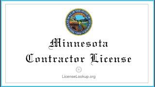 Minnesota  Contractor License - What You need to get started #license #Minnesota