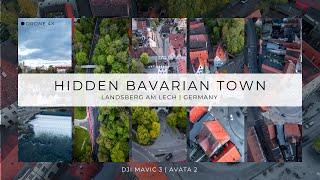 HIDDEN Bavarian town near Munich | Landsberg Am Lech | DJI Mavic 3 & AVATA 2 Drone Footage | Germany