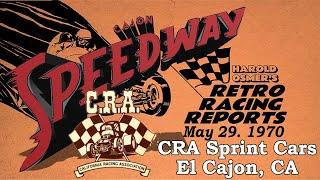 NEW TRACK RECORD! Don Hamilton — CRA Sprint Cars at Cajon Speedway May 29, 1970 (ep 099)