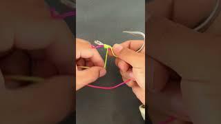 How to tie a strong hook with the simple knot  #fishingtackle#fishinggear #fishingknot #fishinghook