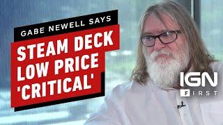 Gabe Newell: Hitting Steam Deck Price Was 'Painful' but ‘Critical’