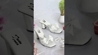 A new collection of trending high heel sandal party wear sandals  latest design sandal