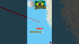 Santos #mytravel #travelmap #ship #travelguide #travel #map #travelplanner #world #shorts