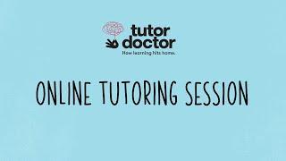 Tutor Doctor Online Tutoring Session