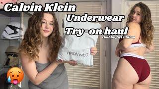 Calvin Klein UNDERWEAR try-on haul! (Chubby Edition)