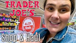 ALDI & Trader Joes Shop W/ Me & Haul | Texas Shopping Fun!