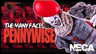 NECA IT The Many Faces Of Pennywise Figure @TheReviewSpot