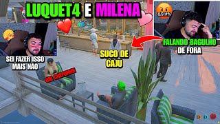 LUQUET4 QUITOU DO RP DEPOIS DESSA VEJA ! JANTAR ROMANTICO LUQUET4 E MILENA ️| GTA RP