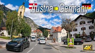 Driving across the Fernpass • Scenic Drive from Landeck, Austria to Garmisch-Partenkirchen, Germany