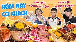 HNAG: Đãi Tiktoker Mai Bảo Vinh và siêu mẫu Võ Hoàng Yến ??? - bò Kobe, nầm nướng hắc ám !!!