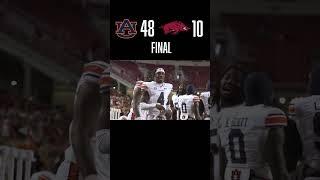 Auburn cooked a lot of bacon in Arkansas today #auburntigers #auburnfootball #wareagle