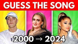 Guess the Song  | Most Popular Songs 2000-2024 | Music Quiz