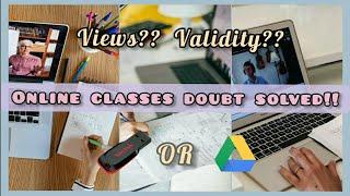 Online classes all doubts solved | Pendrive or Google drive classes? Views? Validity?