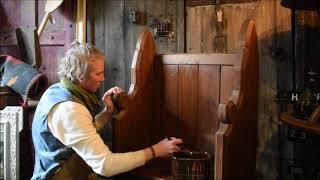 Restoration of an old church pew