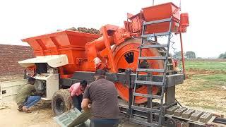 SBM 180 | stationary brick making machine by snpc machines