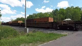 CPKC at anderson line with tyson robi KCS GREY GHOST!!!!!!!!!! #railfanning #railways