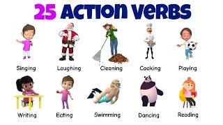 Learn Action Verbs I Action Verbs for Beginners I Sentences I Daily Sentences I Vocabulary #verbs