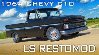 Restored LS Powered 1964 Chevrolet C10 Feature Video V8TV  V8 Speed & Resto Shop