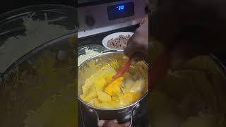 Mixing The Cheese 